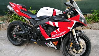 Yamaha R1 2005 exhaust sound