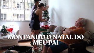 MONTAMOS A ÁRVORE DE  NATAL DO MEU PAI 🎄🥹 FIZ UMA SURPRESA PRA FRAN | PRECISAMOS DECIDIR O QUE FAZER