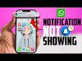 WhatsApp Notification Not Showing? Fix Notifications Not Working!