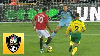 Marcus Rashford doubles Manchester United's lead against Norwich City | Premier League | NBC Sports