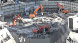 渋谷　東急プラザ解体　Demolition of Tokyub Plaza building at Shibuya