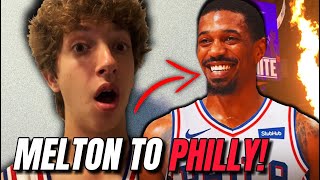 SIXERS FAN LIVE REACTION TO TRADING FOR DE’ANTHONY MELTON FOR DANNY GREEN AND THE 23RD OVERALL PICK