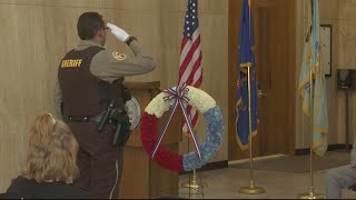Memorial service at North Dakota State Capitol honors fallen officers