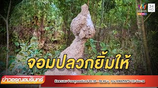 แห่ขอโชคจอมปลวกทรงเจดีย์ ส่งยิ้มให้ชวนขนลุก | ข่าวอรุณอมรินทร์ | 280265