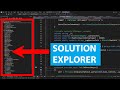 How To Add Solution Explorer in Visual Studio 2022