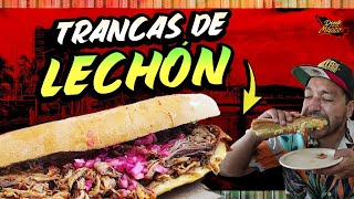 TORTAS de delicioso y jugoso LECHON HORNEADO en CAMPECHE