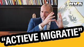 Wat bedoelt de N-VA met 'actieve migratie'?