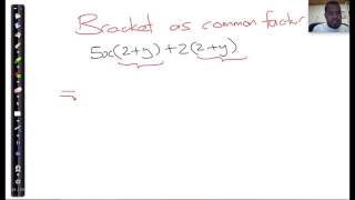 07 Common bracket as a factor