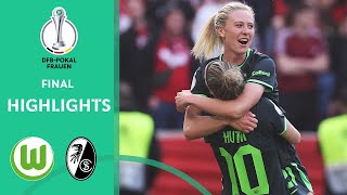 Historic Record-Crowd! | VfL Wolfsburg vs. SC Freiburg 4-1 | Highlights | FINAL | Women's DFB-Pokal