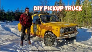 ПОСТРОИЛ ПИКАП ИЗ ЖИГУЛЕЙ СВОИМИ РУКАМИ | DIY PICKUP TRUCK FROM VAZ 2101