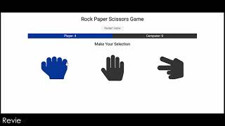 Rock Paper Scissors Game In JavaScript With Source Code | Source Code & Projects