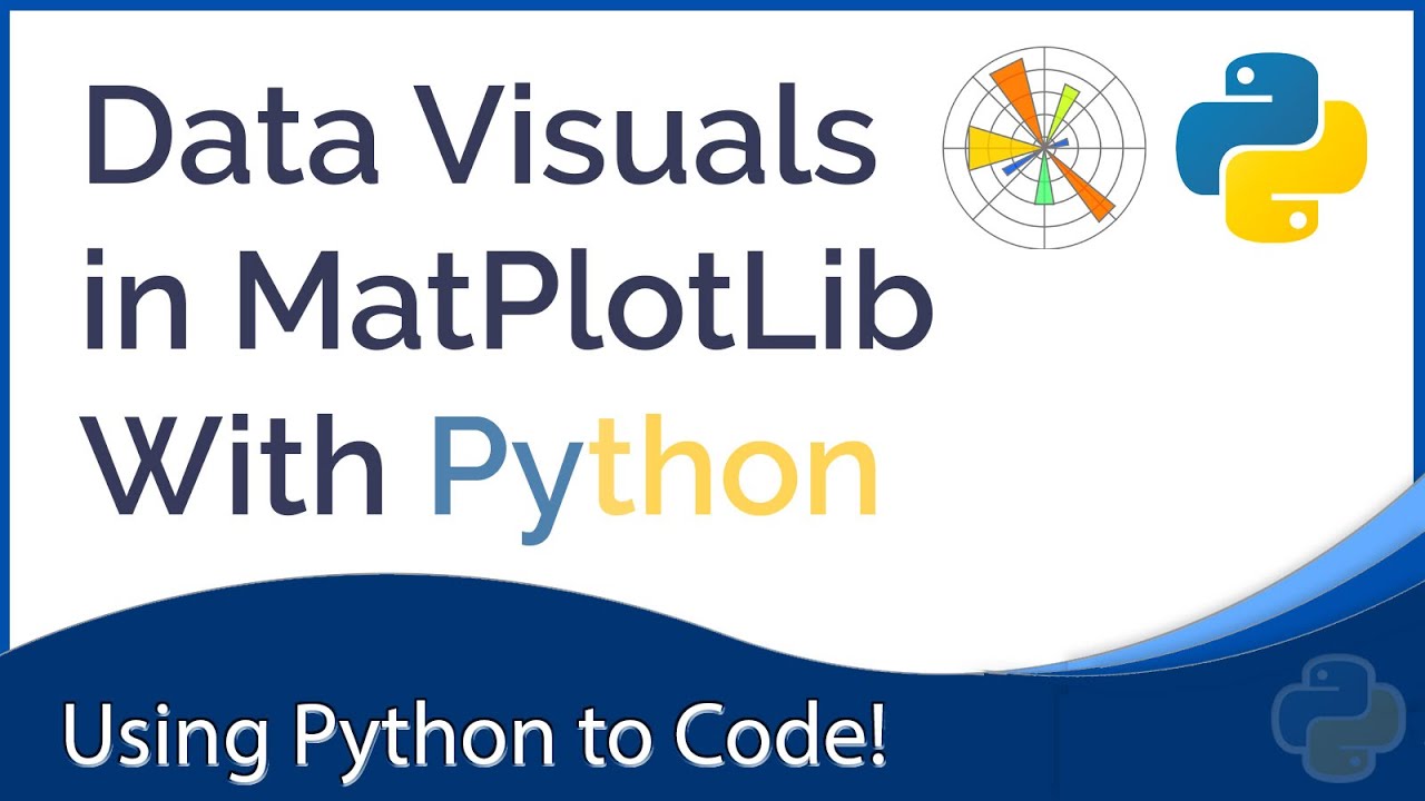 Data Visualization With MatPlotLib | Intro To MatPlotLib In Python ...