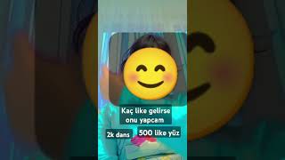 Bu videoya 500 like gelirse yüzümü götercem