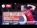 DHS Top 10 Points | 2019 ITTF Swedish Open