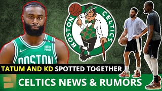 HOT Celtics Rumors: Jayson Tatum Working Out With Kevin Durant In LA + Boston Celtics Schedule Leaks