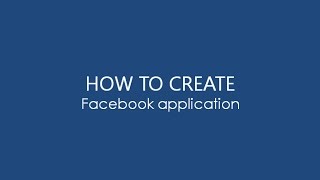 How to create a simple Facebook application