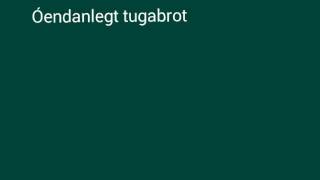 Óendanlegt tugabrot