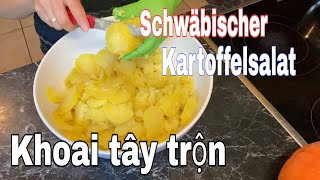 khoai tây trộn, món ăn phổ biến miền nam nước Đức | Ẩm thực Đức | cuộc sống ở Đức