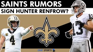 NEW Saints Rumors: Hunter Renfrow & Derek Carr Reunion + Sign Chase Young In NFL Free Agency?