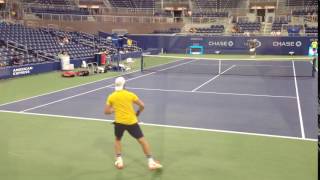 Escobedo Runs Around His Backhand, Showcases His Peach of a Forehand