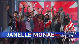 Janelle Monáe Performs 'Americans'