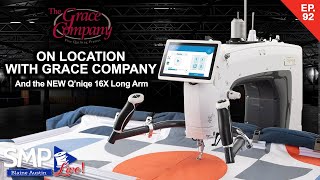 The NEW Q'nique 16x Long Arm Machine LIVE with The Grace Company