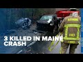 3 killed in head-on crash in Raymond, Maine