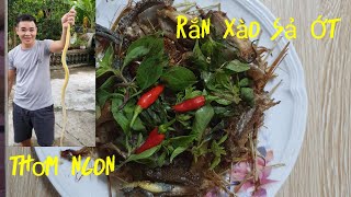 Rắn xào sả ớt món ngon mỗi ngày #ĐỖLỢIOFFICIAL