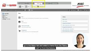 EGS CALCMENU Web | eMenu