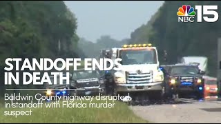 Baldwin County highway disrupted in standoff with Florida murder suspect - NBC 15 WPMI