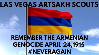 Las Vegas Artsakh Scouts remember the Armenian Genocide