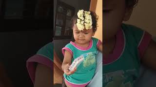 ஆறு அடி கூந்தலுக்கு , அறுபது அடி பூ 😝😂😝 #cutebaby #babygirl #littleprincess #trending#youtubeshorts