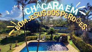 🌳Linda Chácara em Bom Jesus dos Perdões-SP (2.700m²)