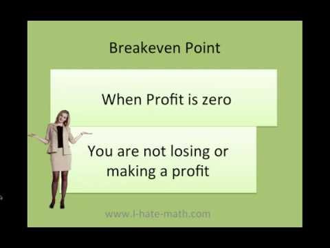 How to find Breakeven point in sales and units How to find Breakeven point in sales and units