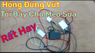 Hướng dẫn sửa cục sạc điện thoại tại nhà cực hay | Ai cũng làm được nhé_Mạnh Thợ Điện