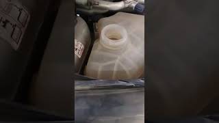 Ford fiesta petrol car engine coolant filling #short