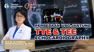 Perbedaan Fungsi Echocardiography TTE \u0026 TEE Dalam Menilai Kelainan Jantung | Prof. Dr. dr. Amiliana