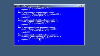 Lesson1 Reading Mouse Events | Java Graphics Tutorial