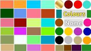 Colours Vocabulary ll 50 Colours Name In English With Pictures ll Common Colours Name