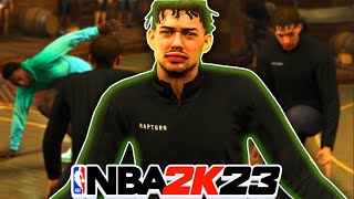 1V1 ISO GAMEPLAY GETS TOXIC BEST BUILD ON NBA2K23 AND THE BEST DRIBBLE MOVES ON NBA2K23!