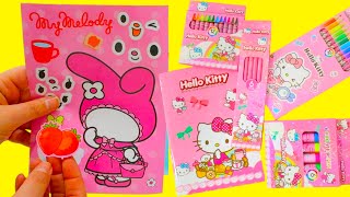 Hello Kitty Art Activities for Kids and DIY Make a Face Stickers