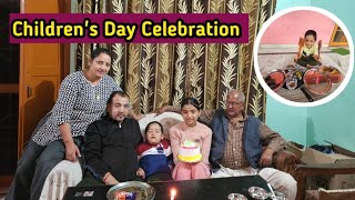 children's day celebration और लिया घर के लिए इतना अच्छा 🥰सामान#mahipariharvlogs #pahadiparivarvlogs