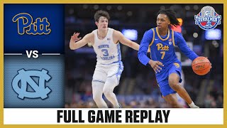 Pitt vs. North Carolina Full Game Replay | 2024 ACC Men’s Basketball Tournament