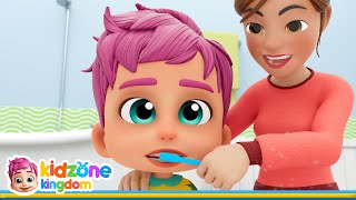 Morning Routine Song For Kids + More Nursery Rhymes \u0026 Baby Songs | KidZone Kingdom