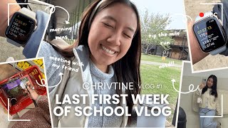 uni vlog: last first week of school