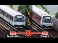 C151C vs C151A Comparison - Ang Mo Kio to Braddell in Rain