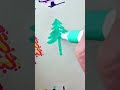 how to draw a christmas tree？ christmastree youtubeshorts foryoushorts drawing simpledrawing