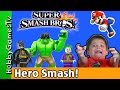 Super Smash Bros With Batman Joker Hulk+ HobbyPig by HobbyGamesTV