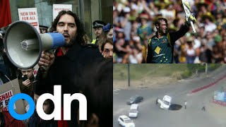 Top 3 videos this week: Phillip Hughes, Russell Brand and sinkholes - ODN