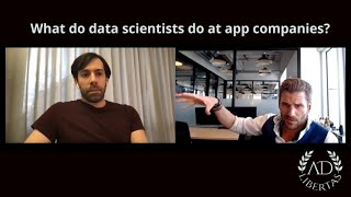 What do data scientists do at mobile app companies?